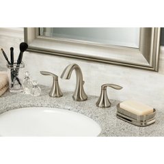 Eva Chrome two-handle high arc bathroom faucet