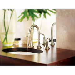 Icon Chrome Two-Handle High Arc Bathroom Faucet