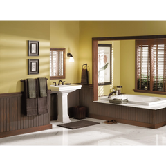 Brantford Chrome Two-Handle Low Arc Roman Tub Faucet including Handheld Shower