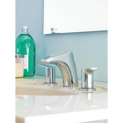 Method Chrome Two-Handle Low Arc Bathroom Faucet