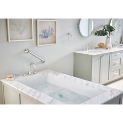 Eva Chrome Two-Handle High Arc Roman Tub Faucet