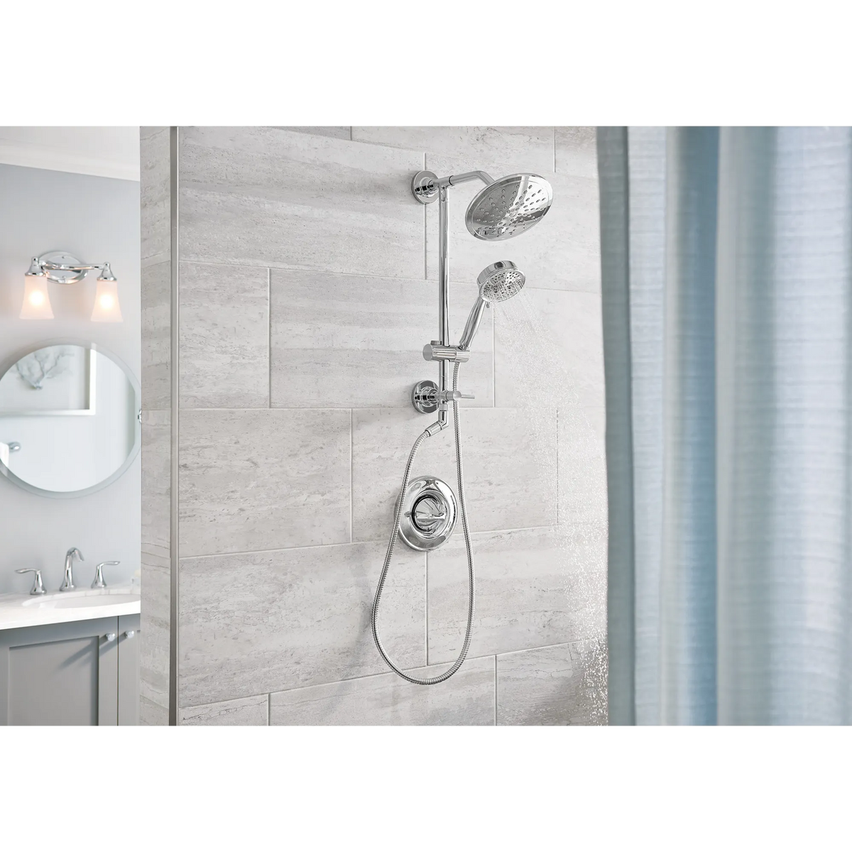 Eva Chrome Posi-Temp(R) Eco-Performance Shower