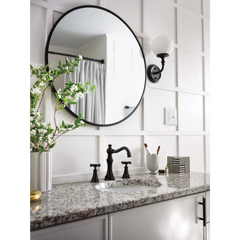 Weymouth Chrome two-handle high arc bathroom faucet