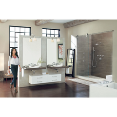 Arris Chrome Two-Handle Roman Tub Faucet