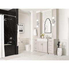 Colinet Chrome two-handle high arc bathroom faucet