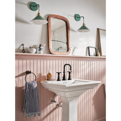 Colinet Chrome two-handle high arc bathroom faucet