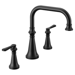 Colinet Chrome two-handle high arc roman tub faucet