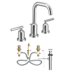 Gibson Two-Handle Widespread Bathroom Sink Faucet
