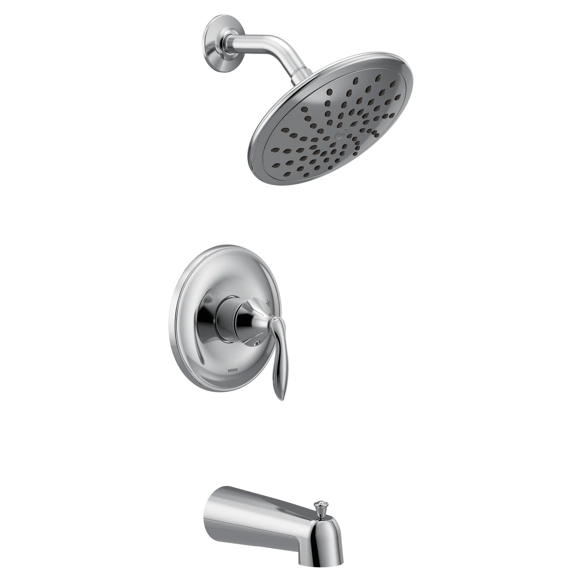 Eva M-CORE 2-Series Tub and Shower Trim with Rainshower