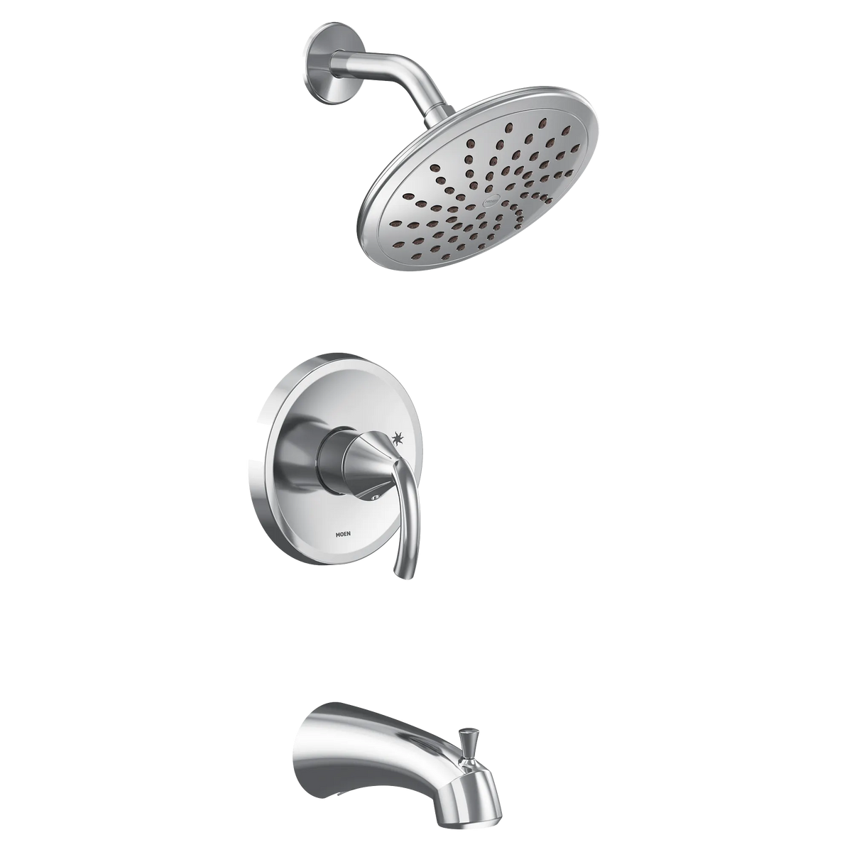 Glyde M-CORE 2-Series Tub and Shower Trim with Rainshower