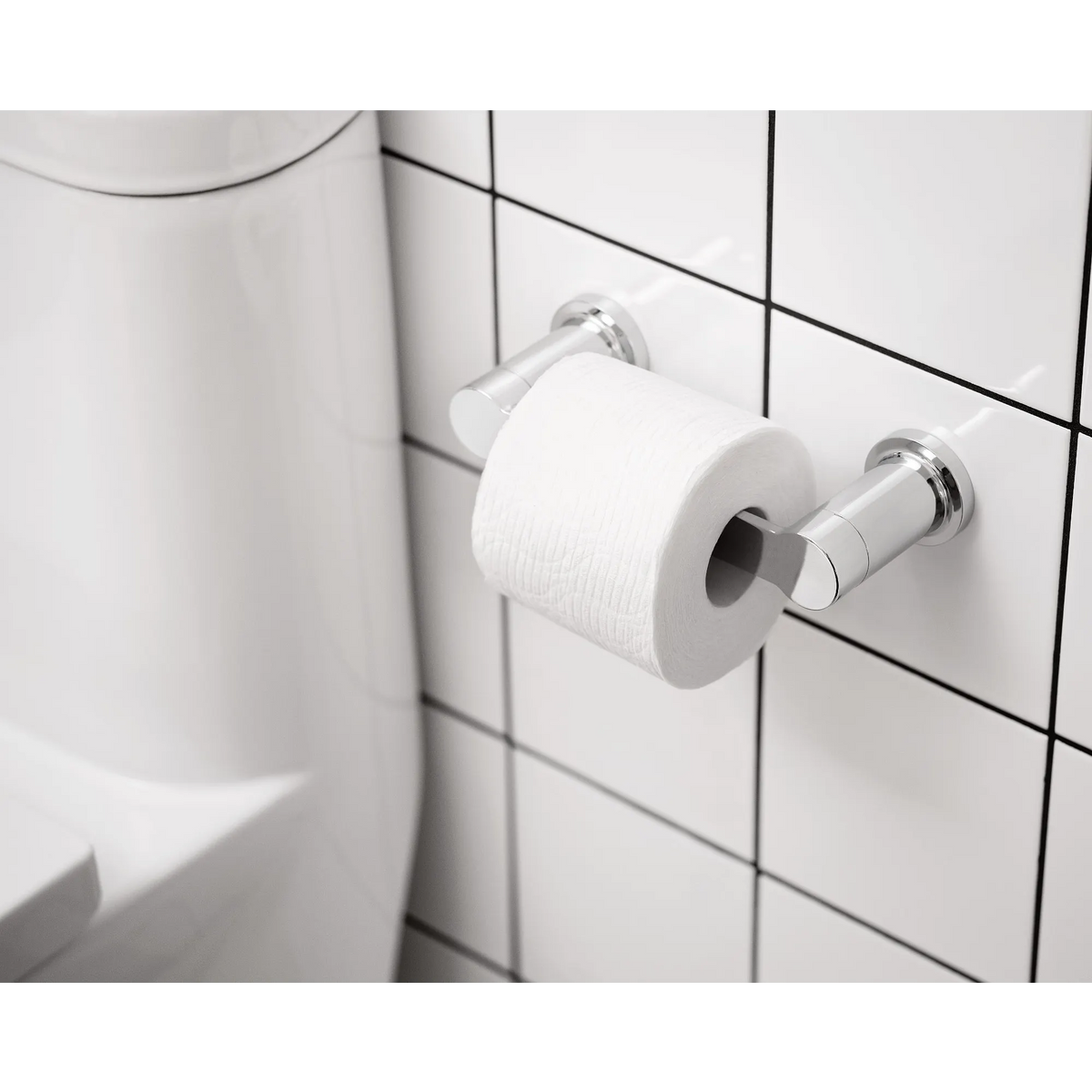 Rinza Chrome pivoting paper holder