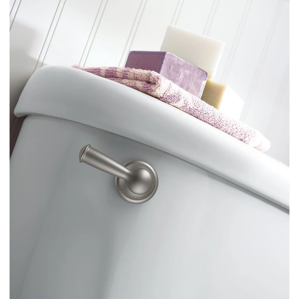 Banbury Brushed nickel Tank Lever