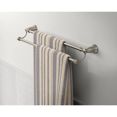 Banbury Brushed nickel 24" Double Towel Bar
