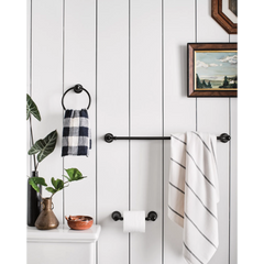 Banbury Matte Black 3 Piece Bath Accessory Kit