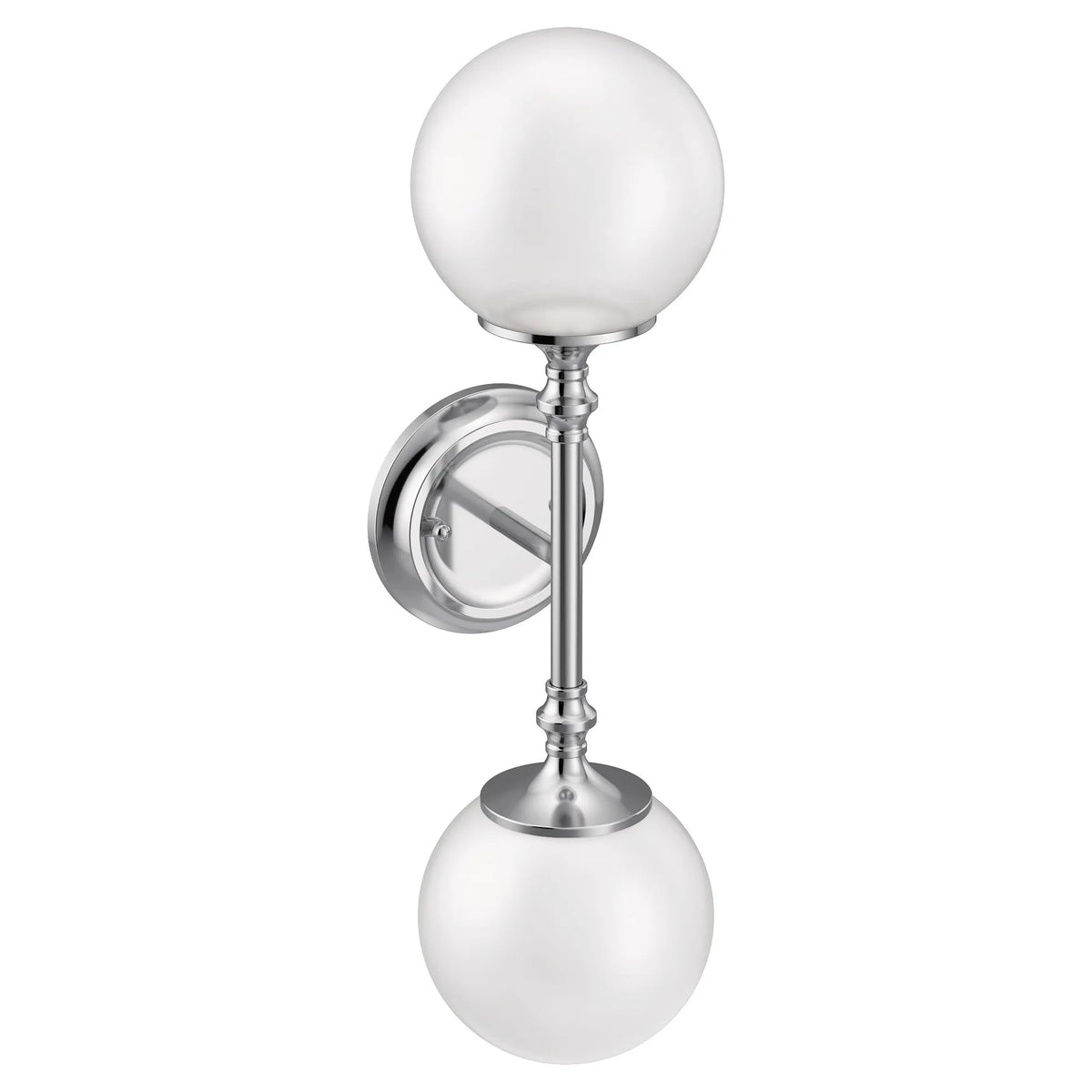 Colinet Chrome two globe bath light