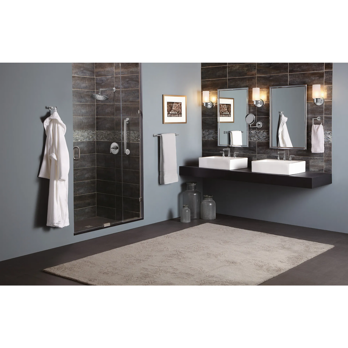 Arris 18" Designer Grab Bar